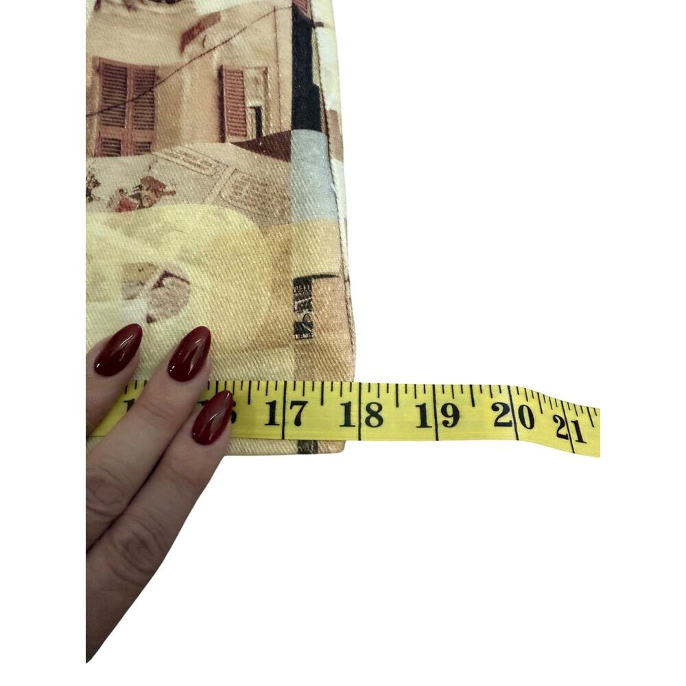 Womens Mini Skirt Neutral Film Graphic A-Line Size 2 NWT Peppermayo On The Edge - Picture 11 of 15